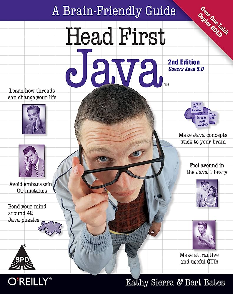بهترین کتاب آموزش جاوا-Head First Java: A Brain-Friendly Guide