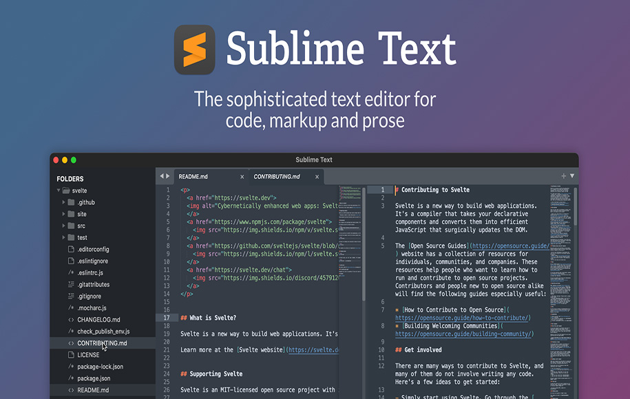 بهترین نرم‌ افزارهای برنامه نویسی: نرم‌افزار Sublime Text و ویژگی‌های آن
