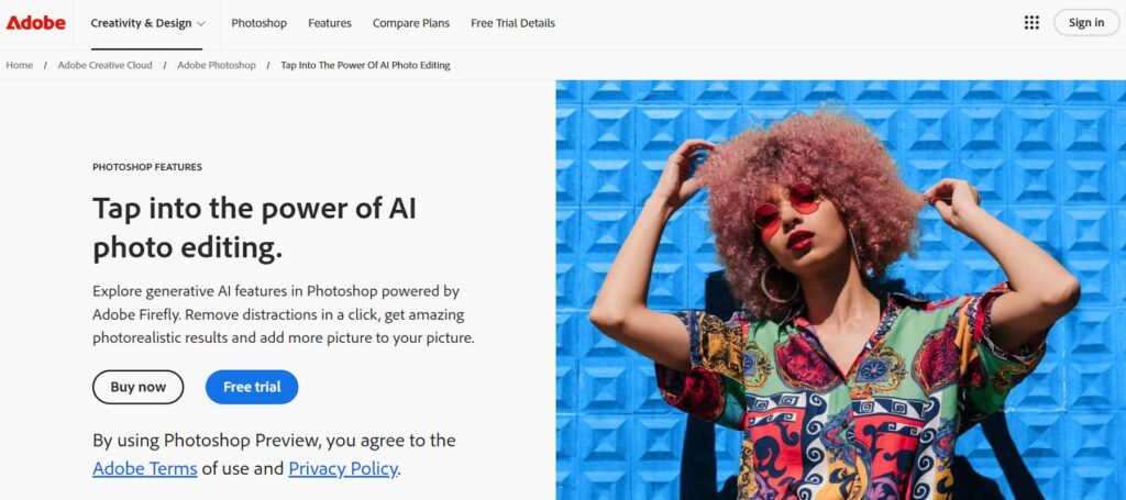 Adobe Photoshop (با فناوری Firefly)
