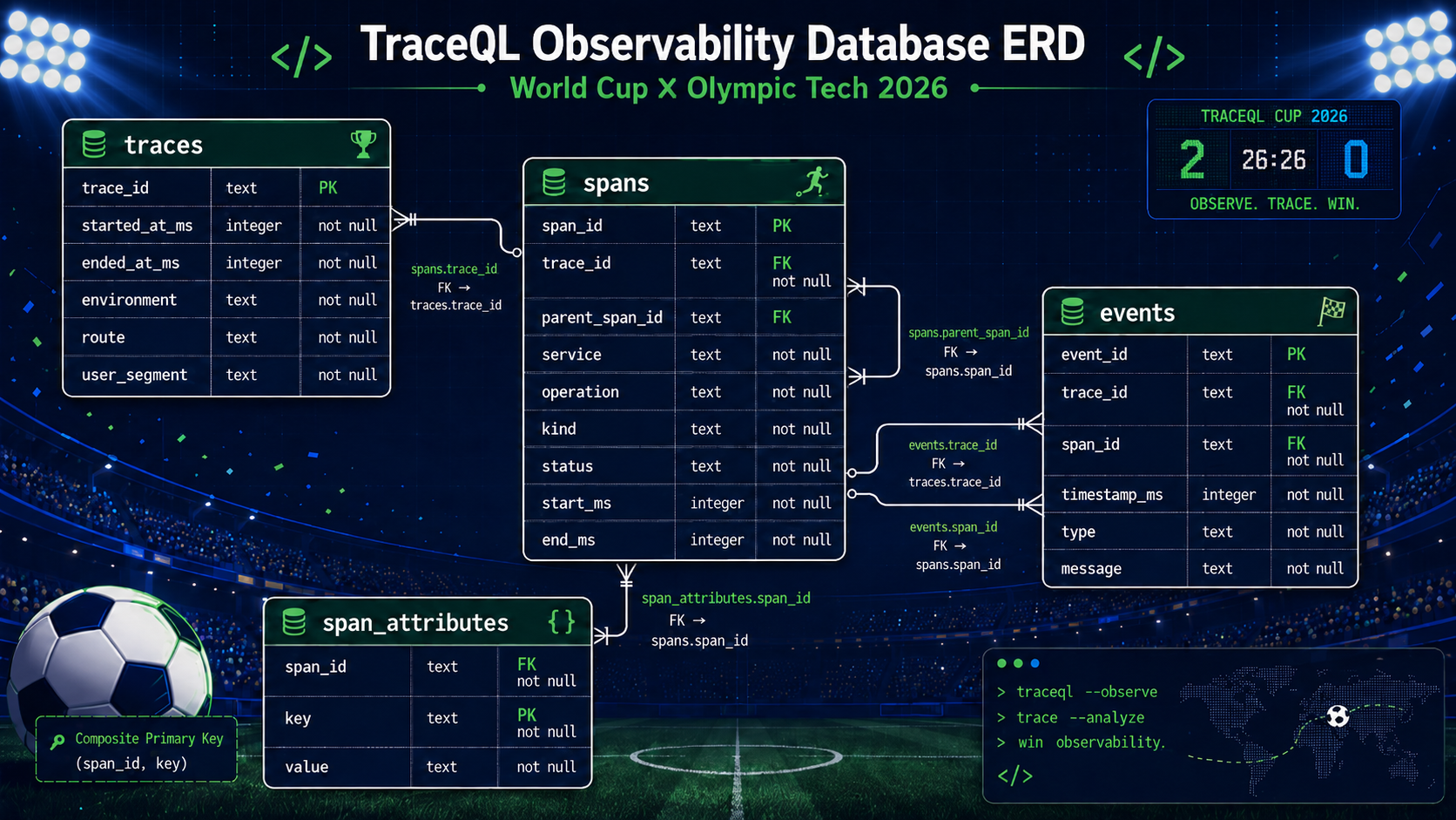 TraceQL ERD